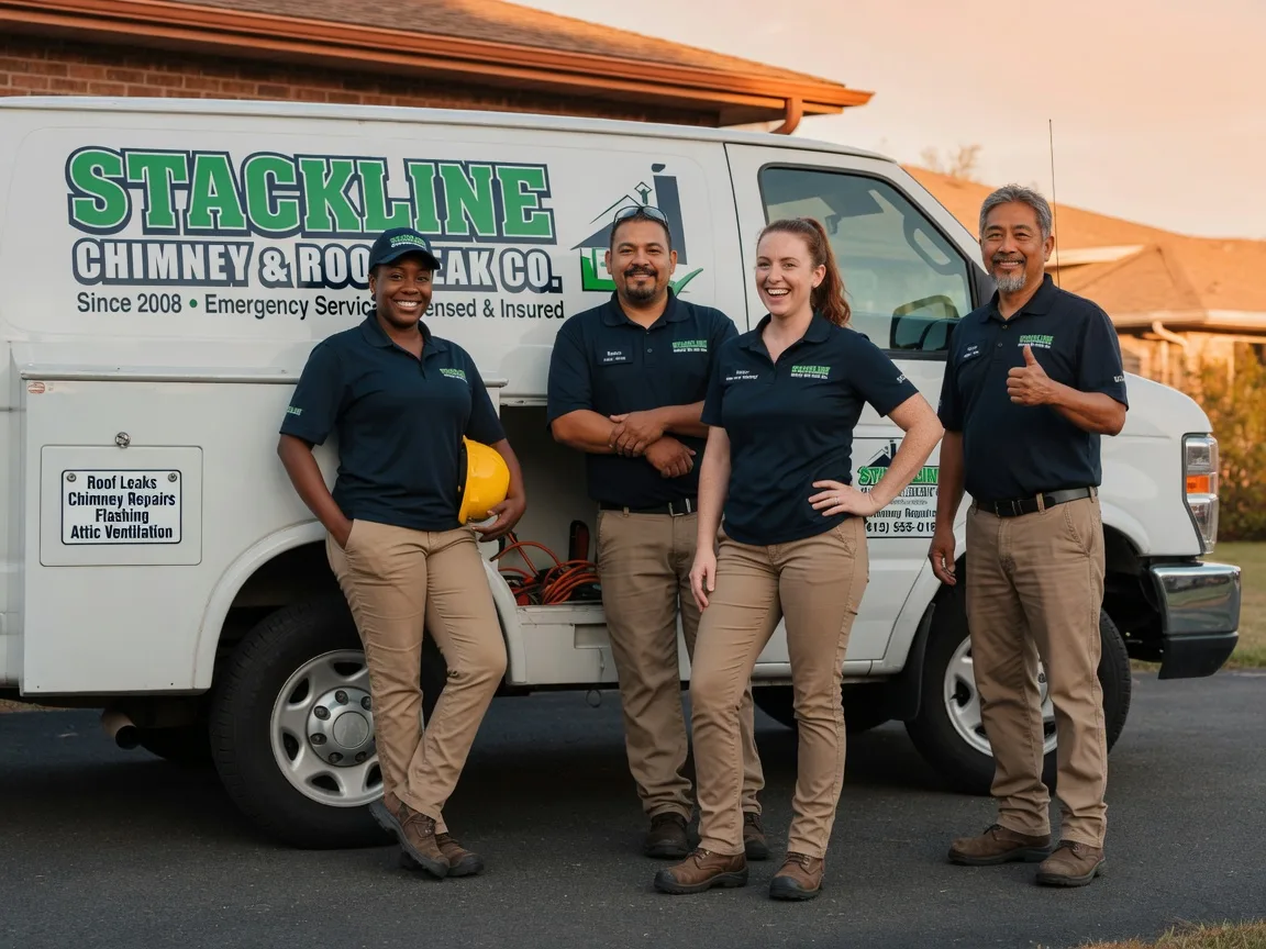 Chimney flashing repair company in Pontotoc, TX